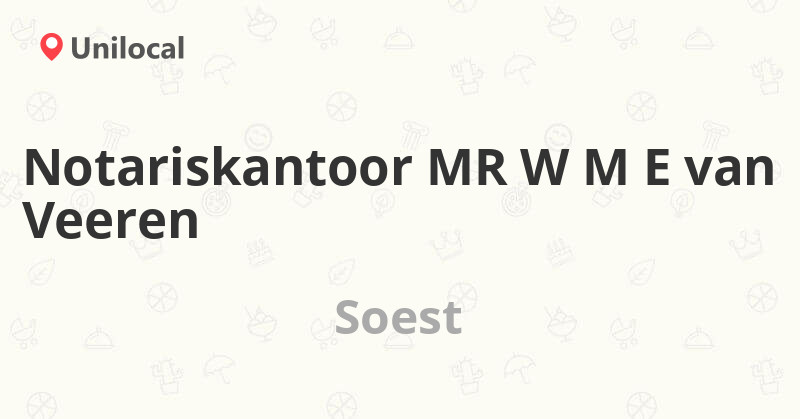 Notariskantoor MR W M E van Veeren Soest