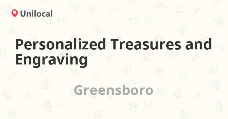 Personalized Treasures and Engraving Greensboro, 5557 W