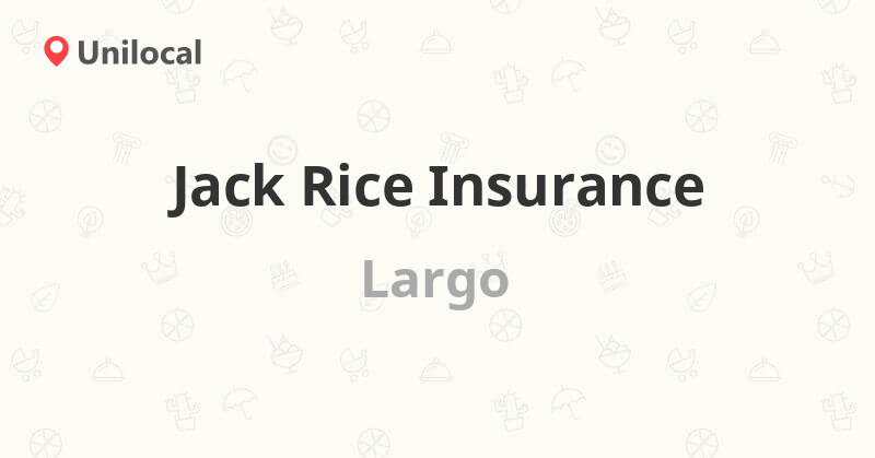 Jack Rice Insurance Largo, 13080 Belcher Rd S Ste H